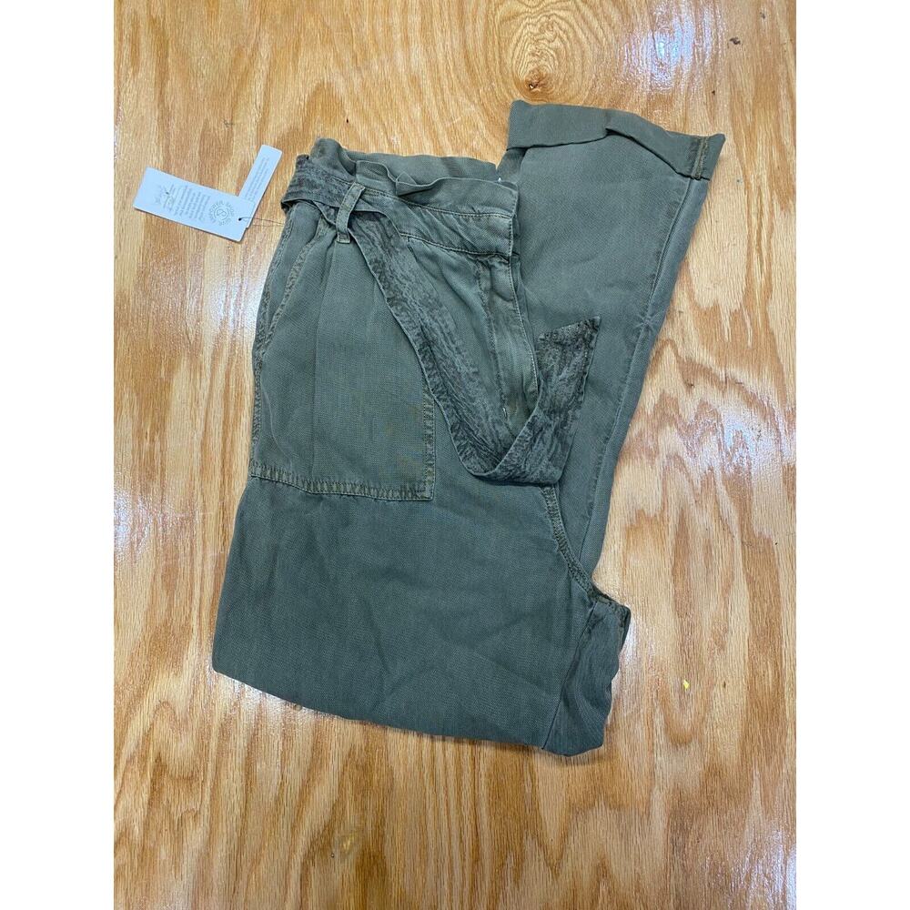 Treasure & Bond Chino Pants Womens Size 10 Gray Canvas Straight Leg Pockets B61